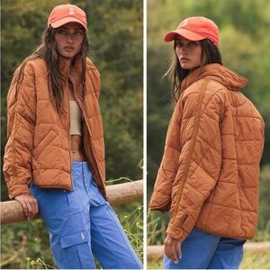 Free People Movement | Pippa Packable Puffer in Toasted Coconut Size Large